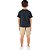 Camiseta infantil menino dry fit estampa futebol preta - Imagem 4