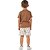 Conjunto infantil menino safari algodão marrom - Imagem 3