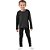 Conjunto Térmico Infantil Unissex Blusa e Calça Preto - Imagem 3