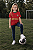 Camiseta Infantil Portugal Dry Fit Esportiva Unissex Vermelha - Imagem 4