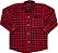 Camisa Infantil Menino Xadrez Flanelada 100% Algodão - Imagem 1