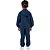 Conjunto Moletom Infantil Menino New York com Capuz Zíper Marinho - Imagem 3