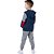 Conjunto Moletom Infantil Menino Urban Style Skate com Capuz Marinho - Imagem 3