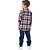 Camisa Infantil Menino Xadrez Flanelada 100% Algodão Manga Longa - Imagem 3