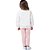 Conjunto Moletom Menina Love Coração Off White - Imagem 3
