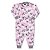 Pijama Macacão Menina Soft Panda com Zíper Rosa - Imagem 1