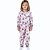 Pijama Macacão Menina Soft Panda com Zíper Rosa - Imagem 2