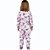 Pijama Macacão Menina Soft Panda com Zíper Rosa - Imagem 3