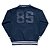 Conjunto Moletom Infantil Menino College 89 Zíper Marinho - Imagem 4