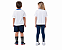 Camiseta Infantil Brasil Dry Fit Esportiva Unissex Branca - Imagem 3