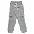 Calça Infantil Menino Cargo Moletinho Elástico Jogger - Imagem 4