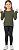 BLUSA INFANTIL TÉRMICA UNISSEX VERDE MILITAR - Imagem 2