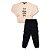 Conjunto Moletom Infantil Menino Skate com Capuz Areia - Imagem 2