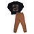 Conjunto Moletom Infantil Menino Basketball Preto - Imagem 2