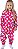 Pijama macacão infantil menina soft corações - Imagem 1