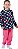 Pijama Infantil menina conjunto Soft Corações marinho - Imagem 1