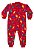 PIJAMA INFANTIL MENINO JUNGLE DINO SOFT VERMELHO - Imagem 1