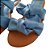 Sandália rasteira nó duplo - azul - Imagem 4