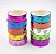 Fita Adesiva Decorativa  Washi Tape c/glitter decorado  kit c/10 und. - Imagem 1