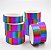 Fita Adesiva Decorativa  Washi Tape c/glitter arco iris  kit c/10 und. - Imagem 1