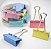 Binder Clips Coloridos Tons Pastel 41mm  c/24pcs BN319 - Imagem 1