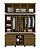 GUARDA-ROUPA FABRIMOVEIS PRISMA 4PTS NATURE 6300NE - Imagem 2