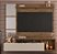 PAINEL CAEMMUN INBOX JATOBA/OFF WHITE - Imagem 1