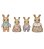 Sylvanian Families Família dos Coelhos de Leite 5706 - Epoch Magia - Imagem 2