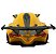 Carro Controle Racing Control com Pedal 1:16 Thunder Amarelo BR1645 - Multikids - Imagem 2