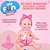 My Fun Tears Bebê Menina Carequinha 474 - Adijomar - Imagem 2