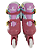 Patins Inline 4 Rodas Piñata com Acessórios Tam 34-37 AD-03 PN - Fênix Brinquedos - Imagem 4