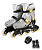 Patins Inline 4 Rodas Chumbo com Acessórios Tam 34-37 AD-03 CB - Fênix Brinquedos - Imagem 1