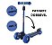 Patinete 3 Rodas Dobrável Teen Sports Azul 8725 - Zippy Toys - Imagem 3