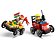 Lego City Pack de Carros de Corrida Pizza Vs Caminhão dos Bombeiros 60458 - LEGO - Imagem 3