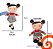 Boneca em Plush Lara Morena 51220 - Zip Toys - Imagem 2