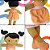 Boneca em Plush Juju Negra 51320 - Zip Toys - Imagem 6