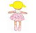 Boneca em Plush Malu Loira 51020 - Zip Toys - Imagem 5