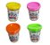 Diver Massa Kit com 4 Potes Unitários Cores Sortidas 8077 - Divertoys - Imagem 1