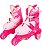 Patins Ajustável Tri-Line Rosa com Acessórios TL-01R (26-29) - Fênix - Imagem 1