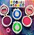 Make Brinq Kit Mechas Coloridas e Adesivos de Unhas MK49 - Polibrinq - Imagem 5