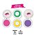 Make Brinq Kit Mechas Coloridas e Adesivos de Unhas MK49 - Polibrinq - Imagem 2