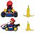 Veículo Kart Super Mario Spin Out Mario com casca de Banana 3022 - Candide - Imagem 3