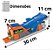 Hot Wheels City Pista Tubarão Caminhão Guincho GVG36 - Mattel - Imagem 5