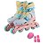 Patins Inline 4 Rodas com Acessórios Candy Color 34-37 AD-03-RX - Fênix - Imagem 1