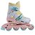Patins Inline 4 Rodas com Acessórios Candy Color 34-37 AD-03-RX - Fênix - Imagem 3