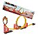 Pista de Corrida com Looping e 2 Carros Pull Back Disney Carros 061786 - Toyng - Imagem 1
