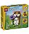 Lego Creator 3 em 1 Hamster Adorável com uma flor 31376 - LEGO - Imagem 1