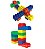 Cadeira de Blocos Monta Monta Dinos 24 Peças 299D - GGB Brinquedos - Imagem 2