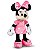 Boneca Minnie Pelúcia 40cm com Som e Luz BR1512 - Multikids - Imagem 2