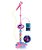 Microfone Infantil Rosa com Luz, Som e Pedestal 0058 - Bee Toys - Imagem 2